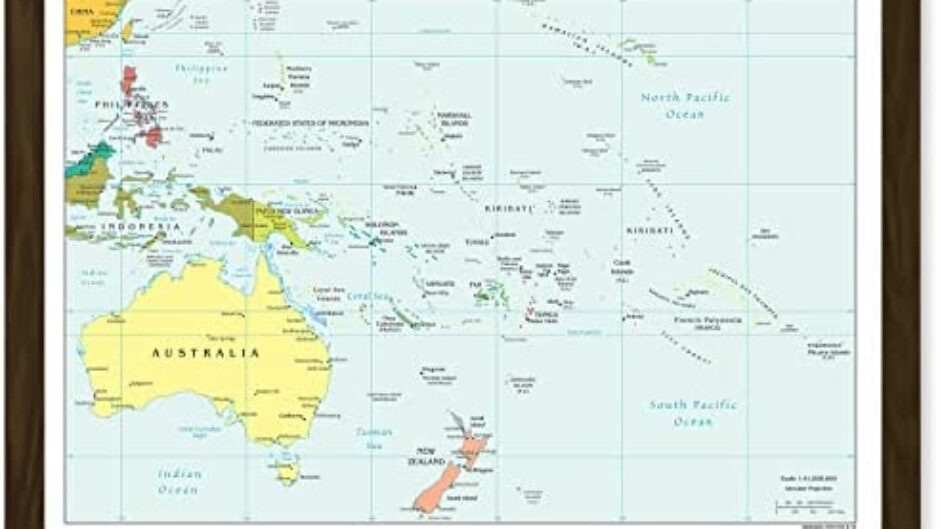 Maps Of Oceania Posters & Wall Art Prints - findabridge